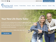 Tablet Screenshot of hearingcounselors.com